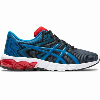 Asics Gel-Quantum 90 2 GS - Lasten Tennarit - Harmaat/Sininen